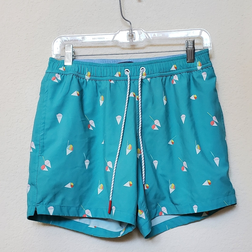 Bonobos Teal Swim Shorts. Size Small